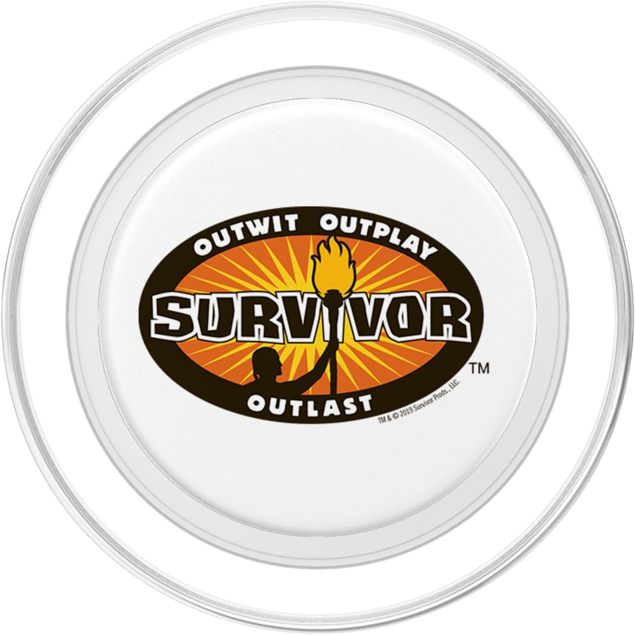 Survivor Outwit, Outplay, Outlast Logo PopSockets PopGrip for MagSafe