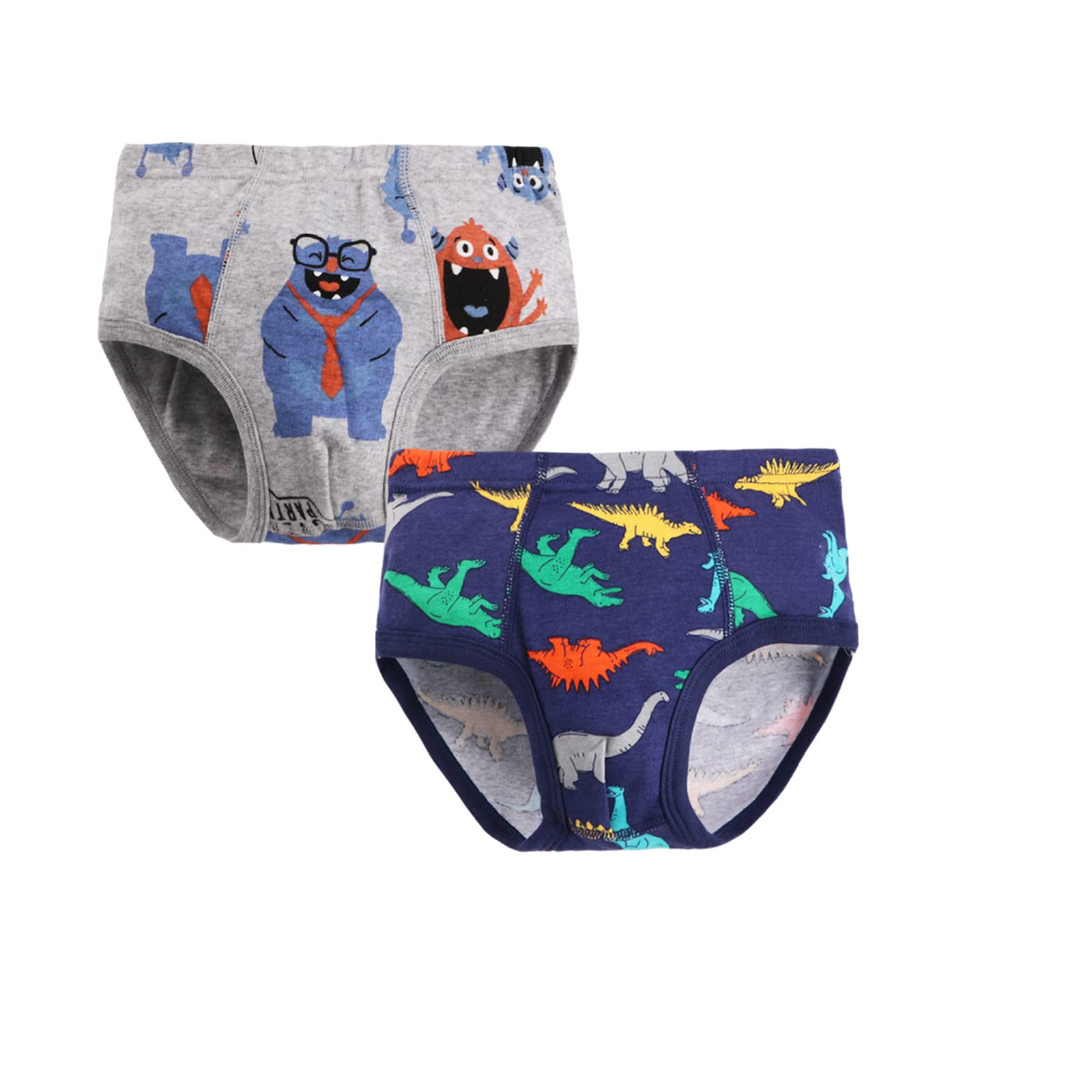 JackLoveBriefs Calzoncillos Slips niño Dinosaurios Algodón Slips niños 2-10 años