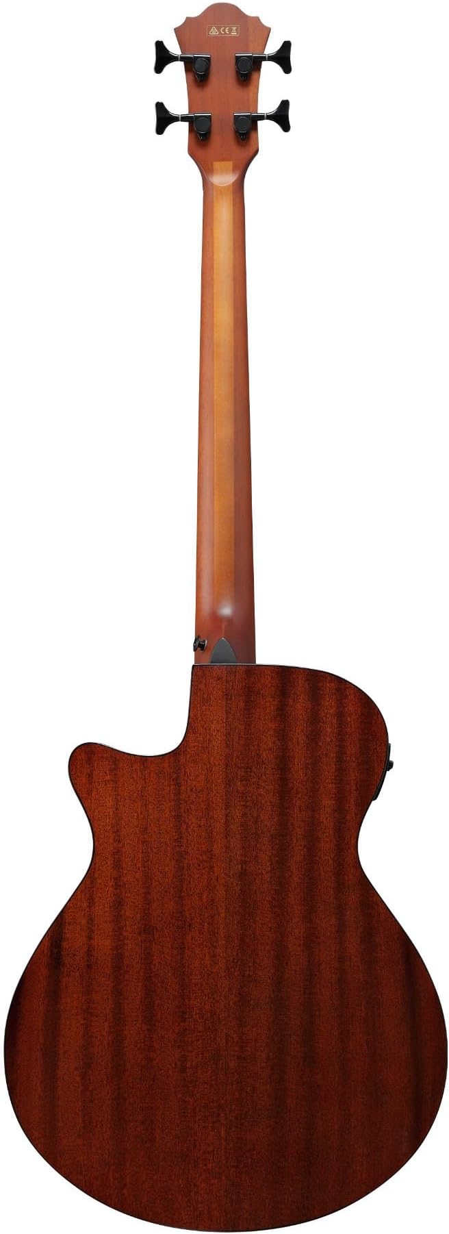 Bajo acústico eléctrico Ibanez AEGB24E negro acabado alto brillo miniatura 6