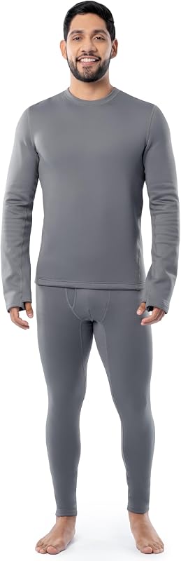 Men's Heavyweight Fleece Thermal Underwear Base Layer Set