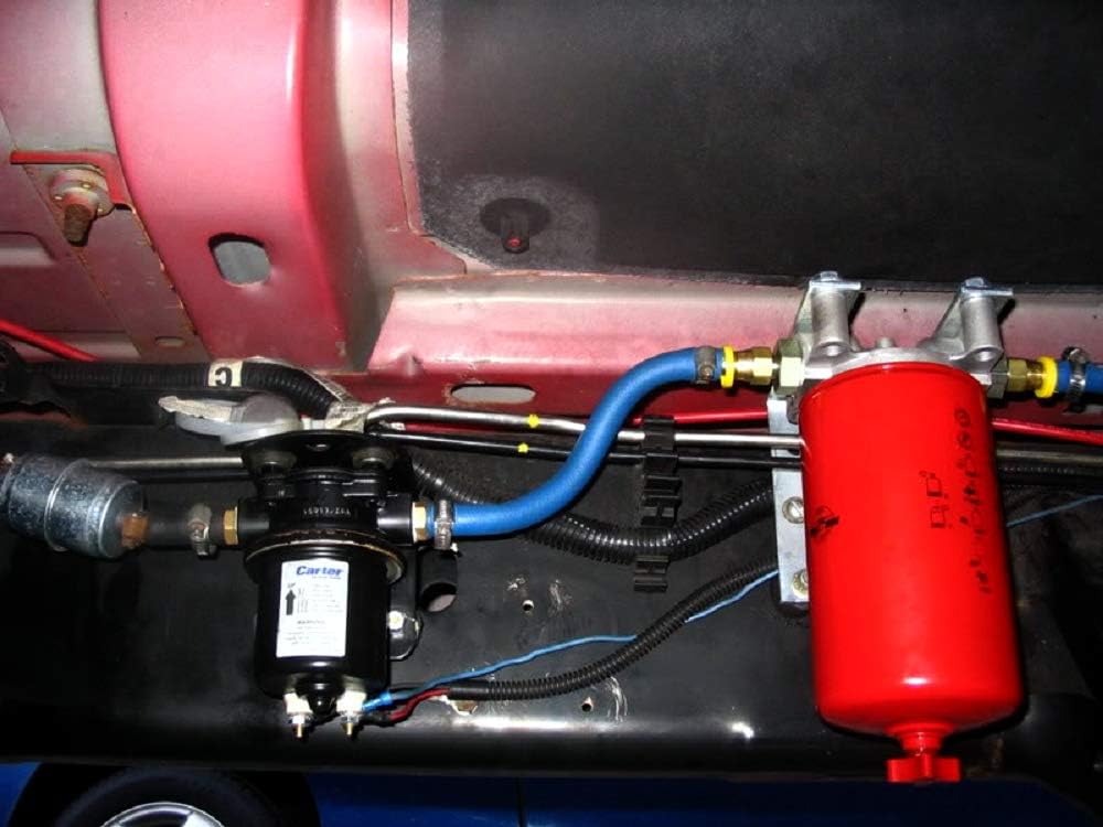 Baldwin BF1212 Heavy Duty Diesel Fuel Spin-On Filter, Red