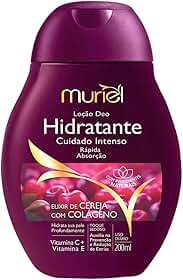 Hidratante Cereja Colágeno 200ml Anti Estrias Cuidado Intenso