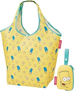 スケーター ポーチ付 ショッピングバッグ エコバッグ ザ・シンプソンズ 横420×縦320×マチ180mm KBS42P-A