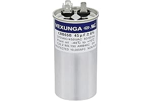45uf Capacitor - CBB65 Run Start Capacitor for Motors and AC Units