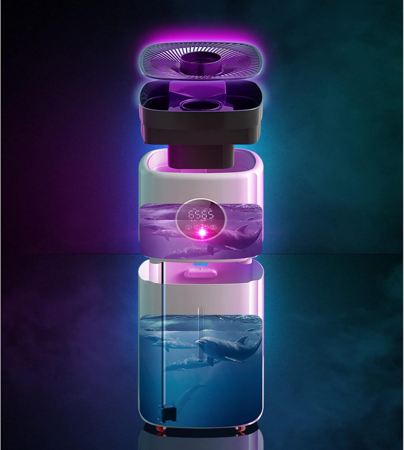 Merchant Dual-Purpose Humidifier Ultra Humidifier with 21 Litre Large Water Tank Capacity Auto Shut-Off Automatic Mist Level Control and Timer