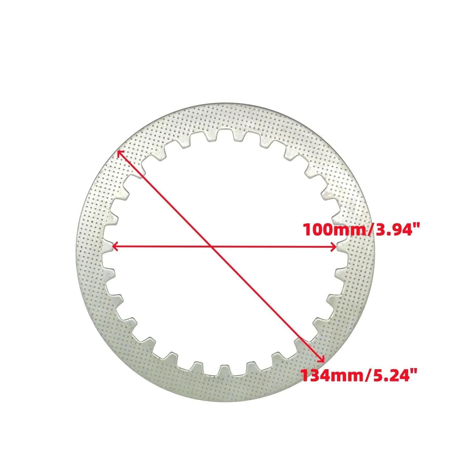 Disques Plaque Acier Friction Embrayage Pour TT600 XT400 XT600 SRX400