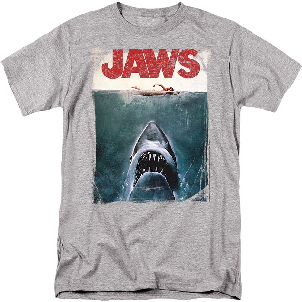 Popfunk Classic Jaws Logo Remixes Unisex Adult T Shirt