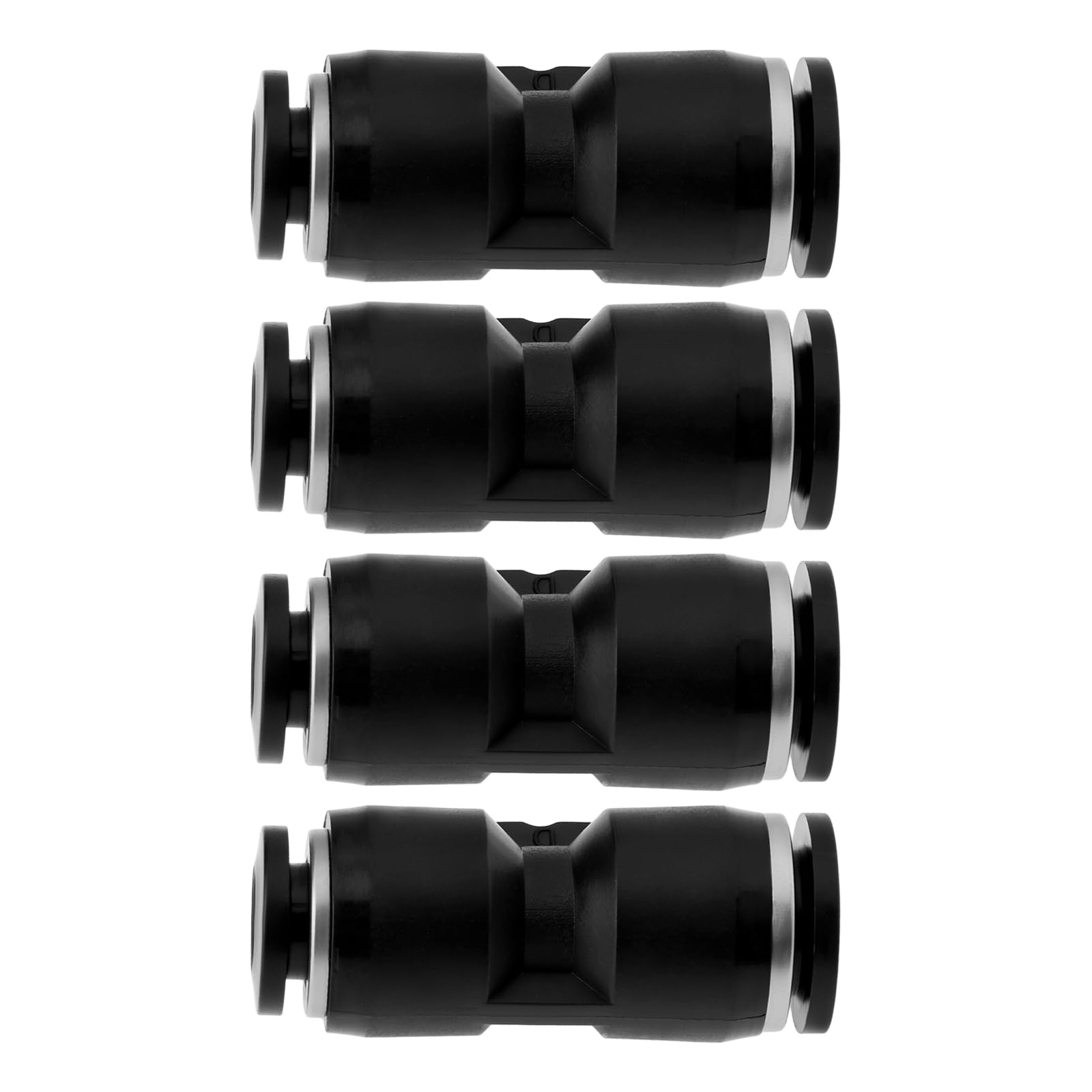 Ecsing 4Pcs 8Mm To 6Mm Pipeline Diameter Reduction Speed Push Fit Adapter Suitable For Liquid And Gas Pipelines