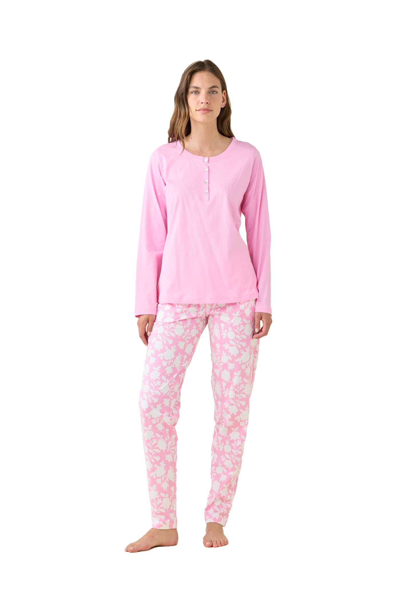 Noidinotte - Pigiama Donna Estivo in Cotone Articolo Floret.