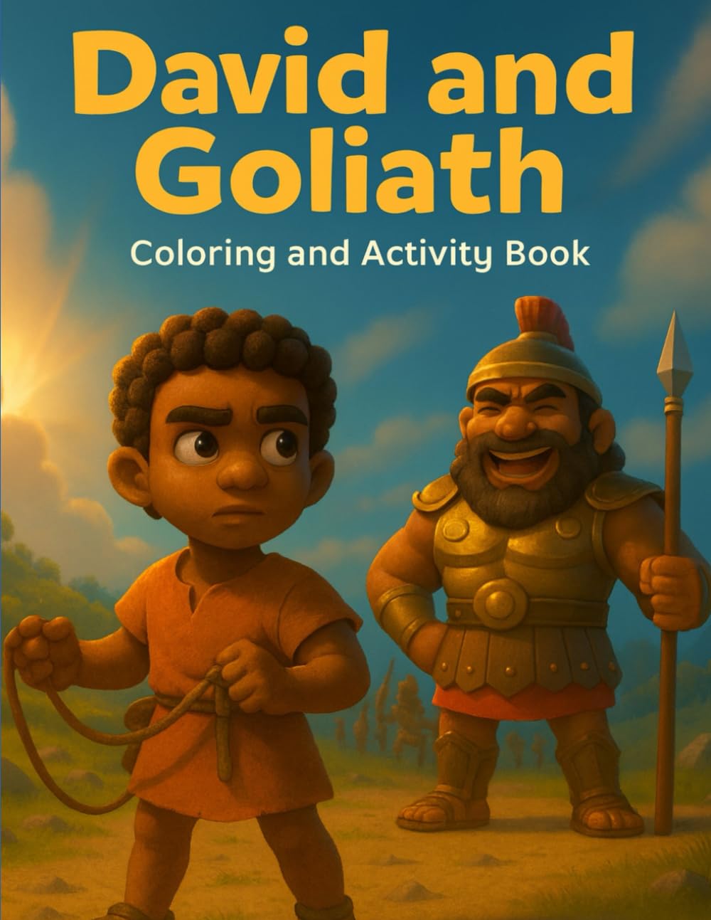 David and Goliath: Coloring and Activity Book
