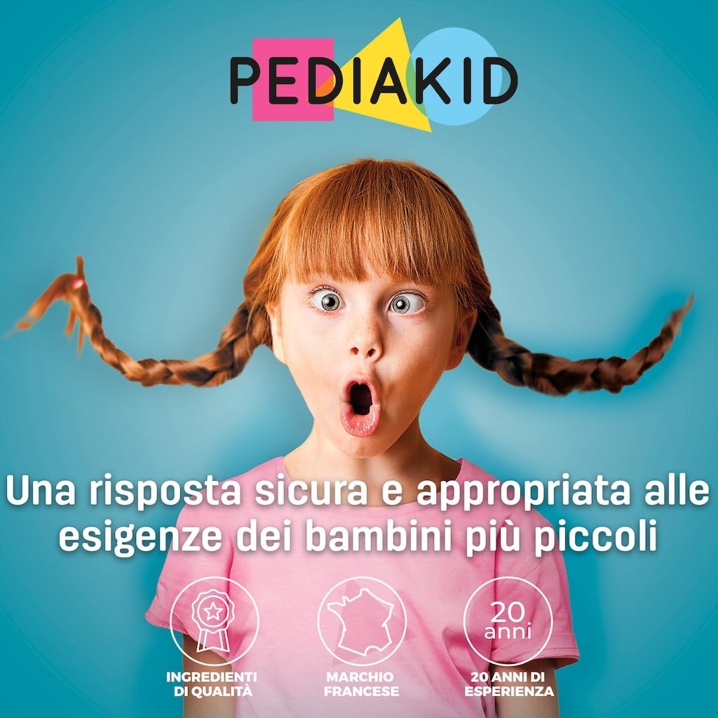 PEDIAKID - Sonno - Formula esclusiva al sciroppo d'Agave - Migliora la qualità del sonno - Aiuta ad addormentarsi prima - Gusto ciliegia - 3 Flaconi da 125 ml