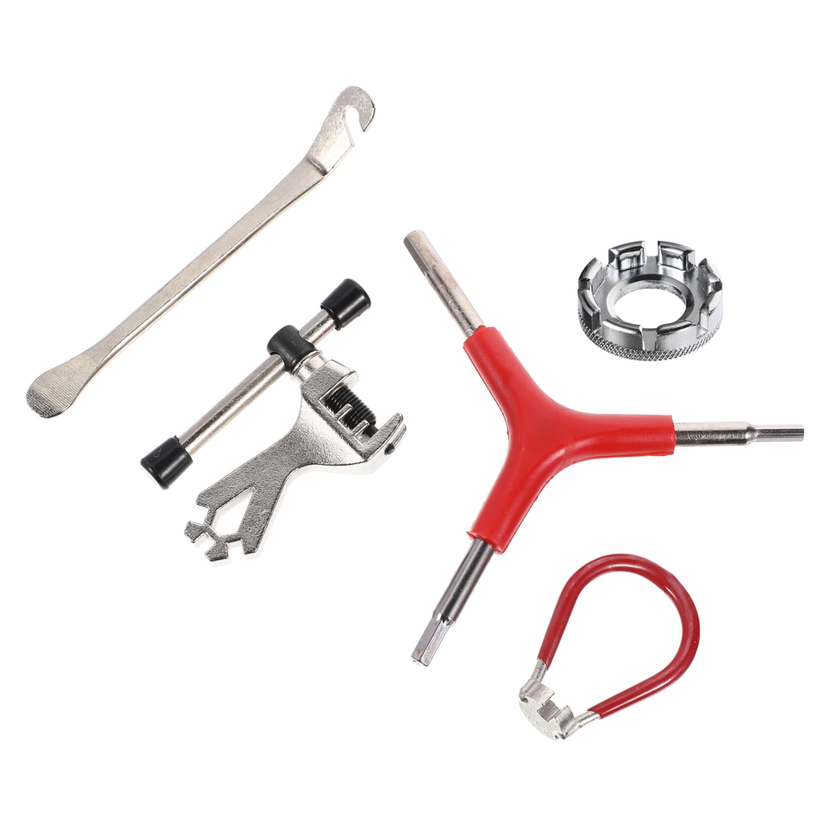 Sosoport Bike Spoke Wrench Set by Spoke Wrench Tire Lever Chain Splitter Cycling Tools