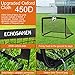 Kids Soccer Goals for Backyard Set, 2 of 4' x 3' Soccer Training Equipment, Pop Up Toddler Soccer Nets with 10 Soccer Cones, Agility Ladder, Soccer Set for Backyard for Kids Youth Outdoor Sports Games