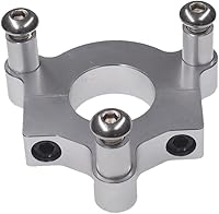 Vista 3 de sthus Engranaje CNC de 36 dientes con adaptador de 1.5" para bicicleta motorizada de 60 cc, 66 cc, 80 cc (Plata)