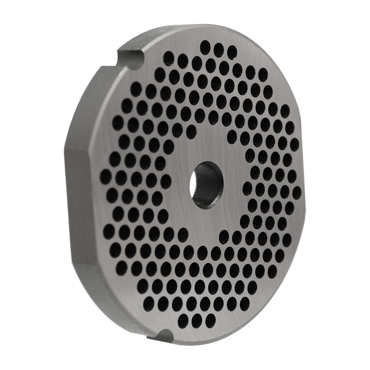 Grinder Plate with 2 Flat Edges for #32 Grinders, Butcher Boy, with 3/16" Holes Great for Regular Sausage