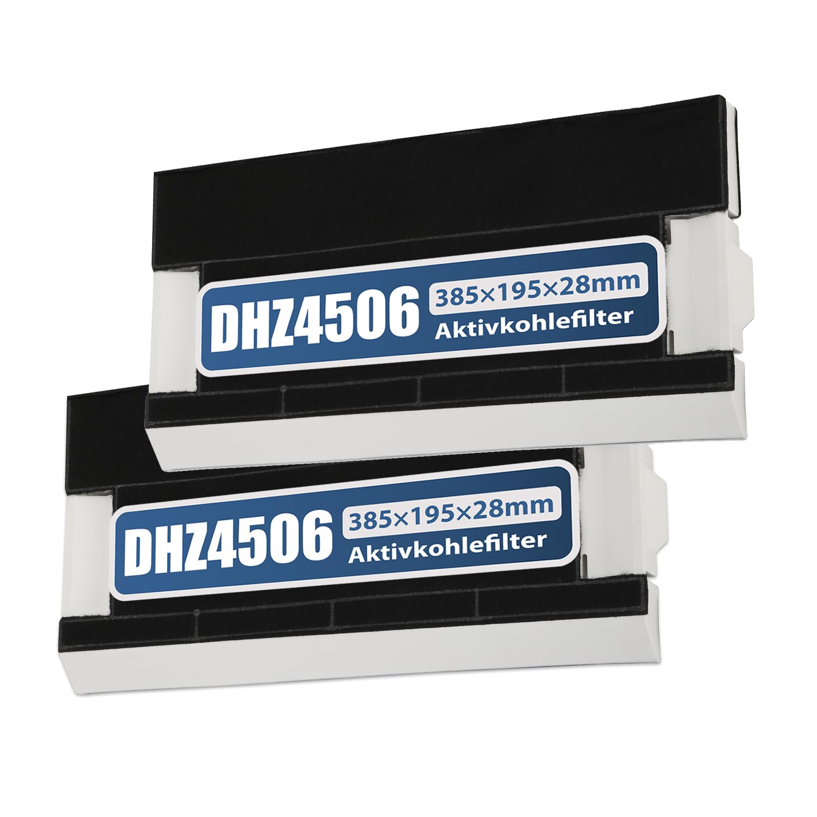 Lot de 2 filtres à charbon actif pour Bosch DHZ4506 DHZ4505/ 00434229/434229 Siemens LZ45501 LZ45500 Neff Z5144X1 Z5144X5 Constructa CZ5144X5 Balay 004342222 9/3BT. 769X Filtre de rechange pour hotte