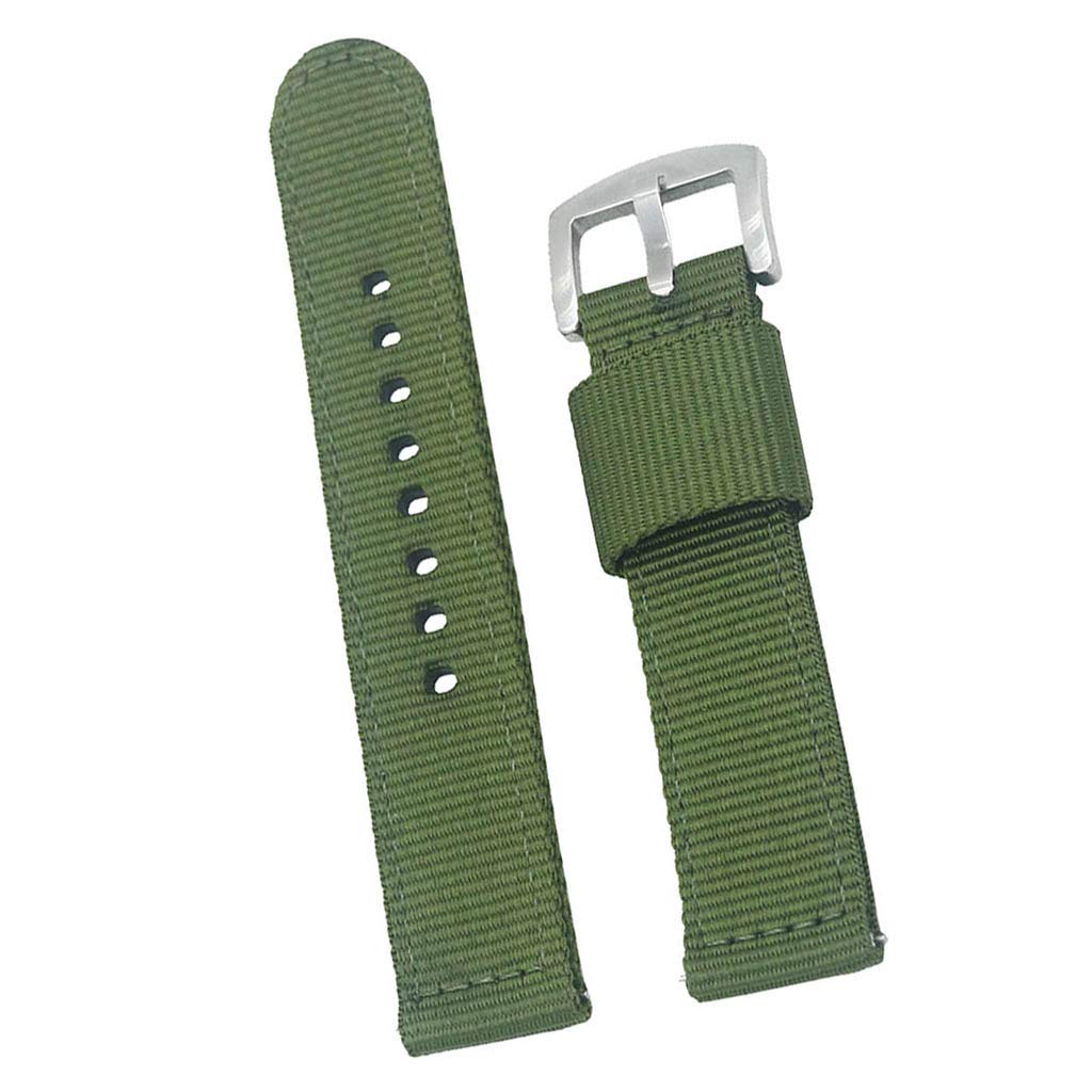 COMBR Nylon Quick Release Replacement Watch Band Strap for Smartwatch Green 22mm (B09F3CZ53H) Amazon Price History, Amazon Price Tracker