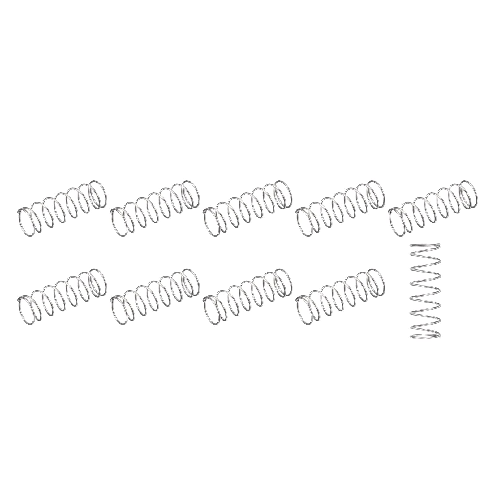 METALLIXITY Compression Springs (0.5x5mm OD,25mm Free Length) 10Pcs,Silver — Amazon image 19