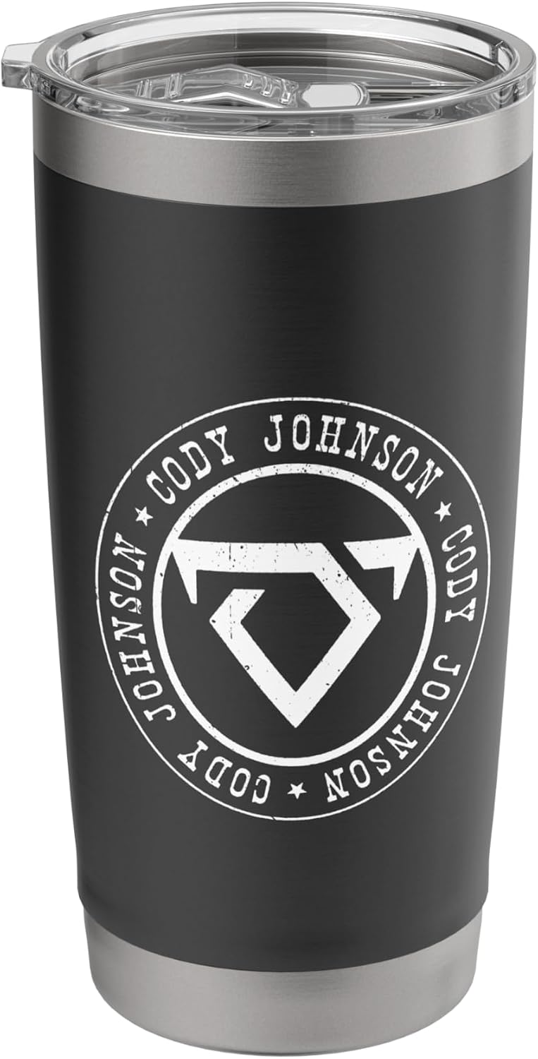Cody Johnson 1 Color Patch Stainless Steel Insulated Tumbler