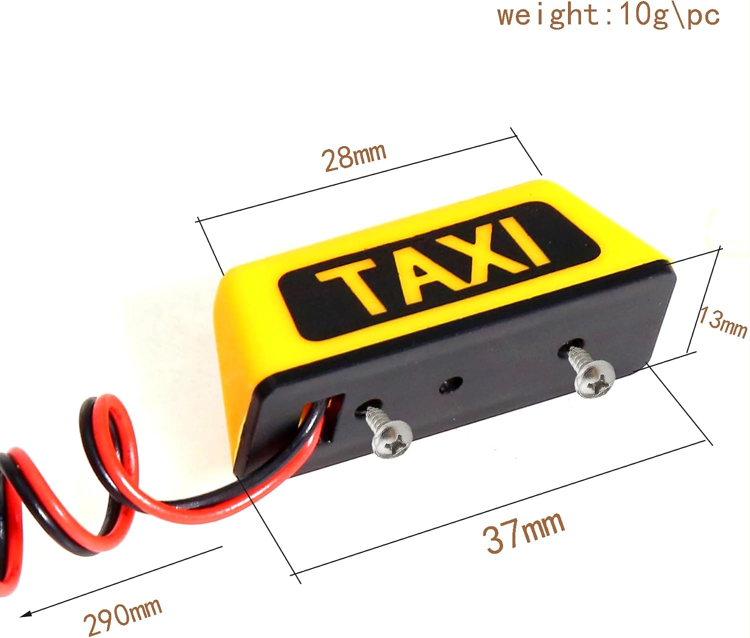 Simulation RC Taxi Lights Multi-Function Night Flash LED Lamp Roof Light Decoration for 1/10 1/8 Crawler On Road Rally Truck Cars HSP Traxxas Tamiya RC4WD D90 Axial SCX10 Arrma (Blue)