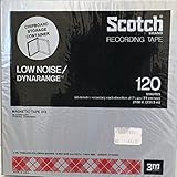 Scotch 213 Reel to Reel Magnetic Tape 7 Inch Reel 2400 Feet x 1/4 Inch Low Noise Recordable Tape