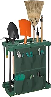 2 Tier Garden Tool Holder Heavy Duty Garden Tools Storage Mu
