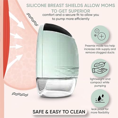 Miniatura 6 de Zomee Botella de colección a prueba de fugas, 7 onzas, para extractor de leche portátil Zomee Fit para madres lactantes y lactantes, contenedor de