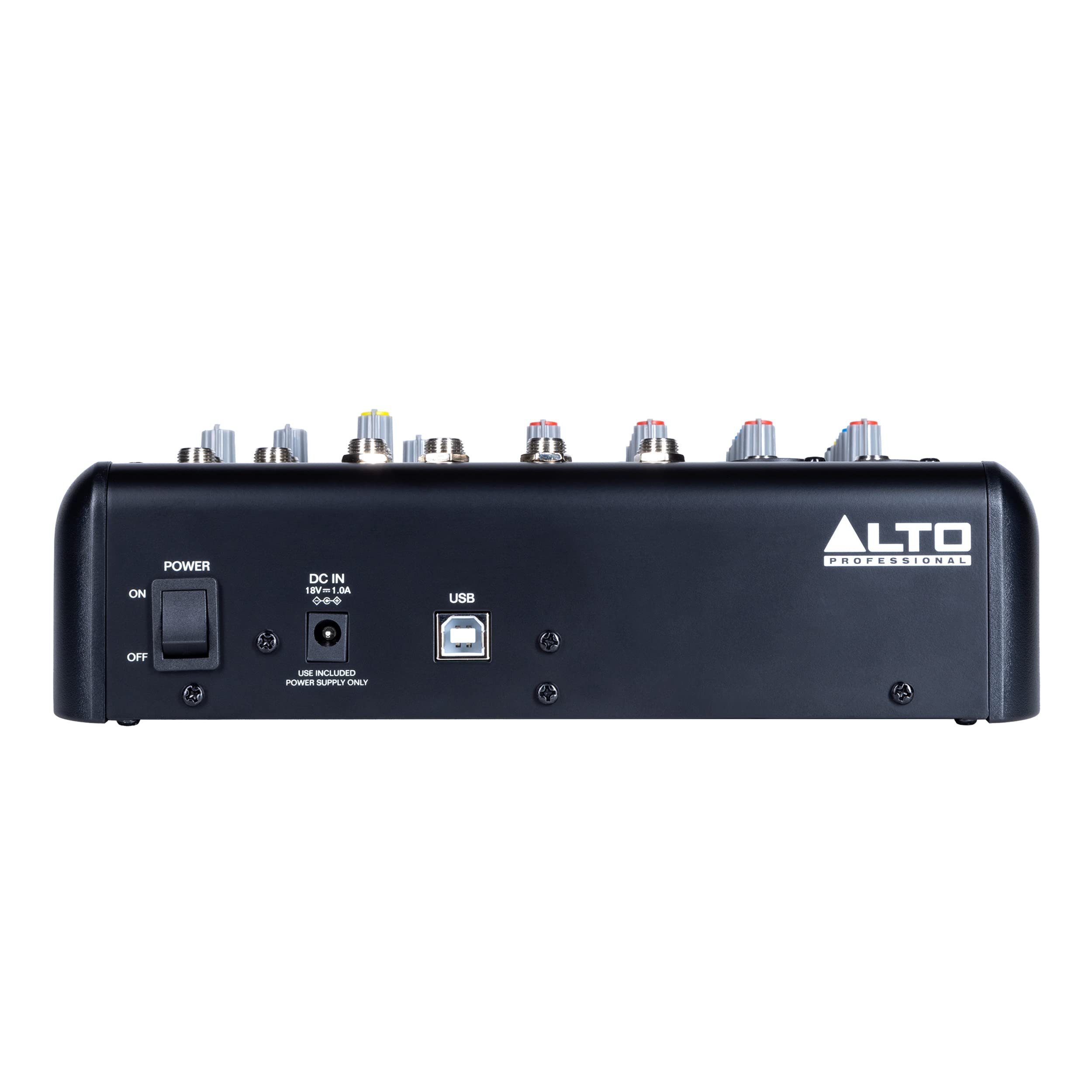 ALTO TrueMix 600 Mixeur Audio avec 2 Entrées Micro XLR, Interface Audio USB et Bluetooth Pour les Podcasts, Concerts, Enregistrements, DJ, Mac et Windows