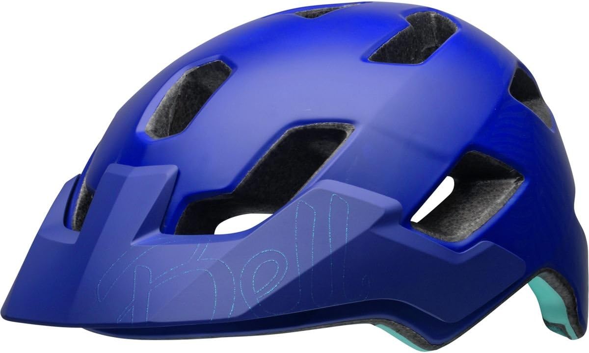 Bell 2017 Rush MIPS Bike Helmet (Matte Cobalt/Pearl - M)