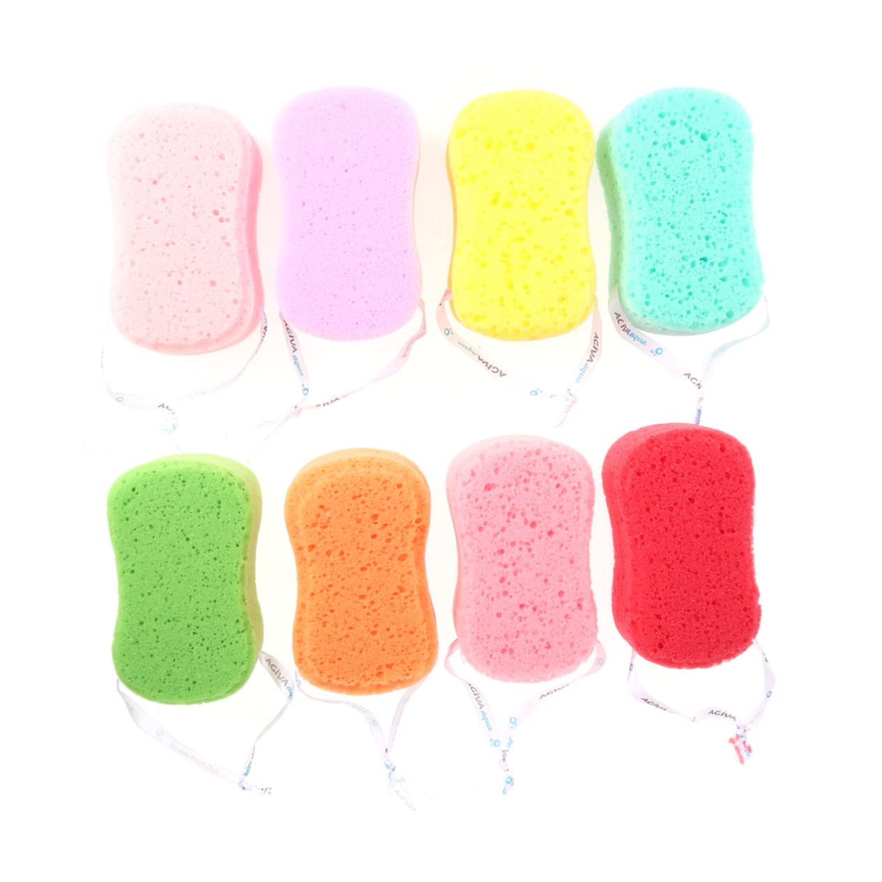 Healvian 24 Piezas Esponja De Baño Lazos De Alegría Esponja De Ducha Corporal Esponjas De Baño De Lufa Niños Esponja Exfoliante Esponjas De Baño Para Mujer Bath Bebe Perder Tina Familiar