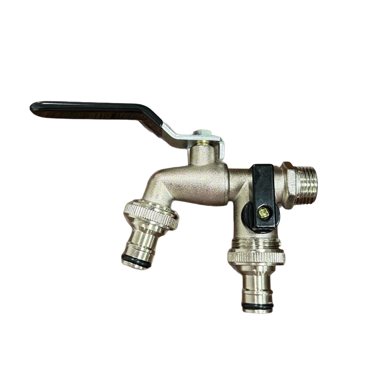 Diviseur de robinet 2 voies 3/4 sdoppiatore pour tuyau herbe
