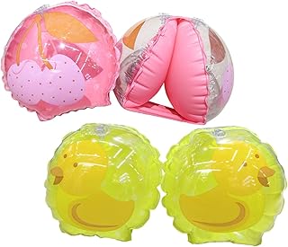 NOLITOY 2 Pares De Brinquedos De Anel De Natação De Braço Para Crianças Meninos Flutuador De Bebê Flutuador De Natação Infantil Tubo Flutuante Asas De Água Braçadeiras De Braço