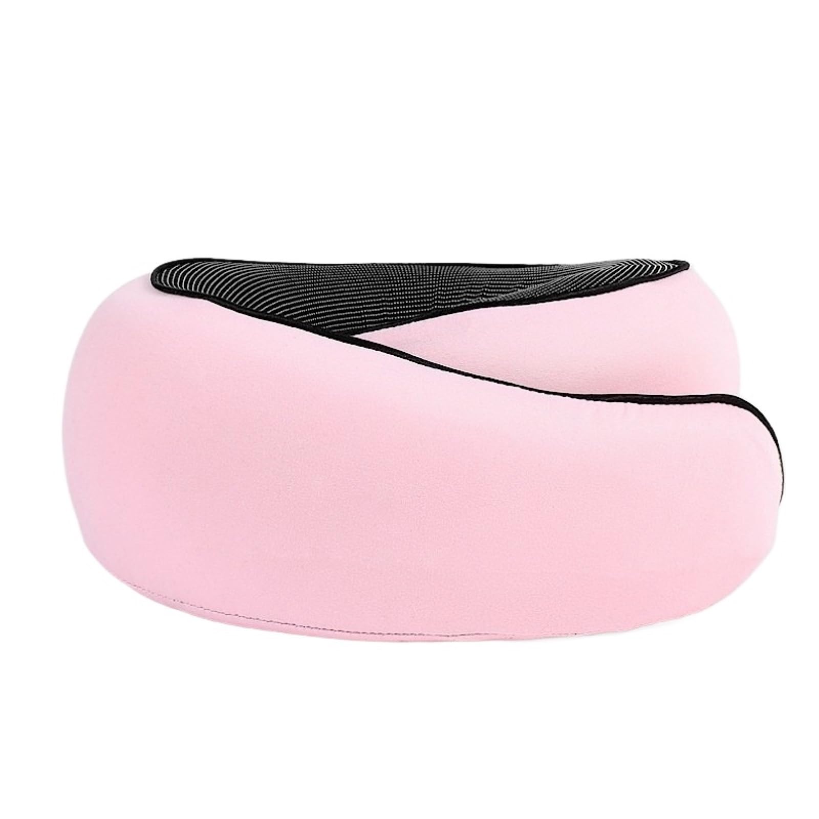 Reisekissen Nackenkissen Flugzeug U-förmiges Baumwollkissen, Tragbare Nackenstütze Mit Langsamer Rückstellkraft Reiseutensilien(Pink,2pcs)