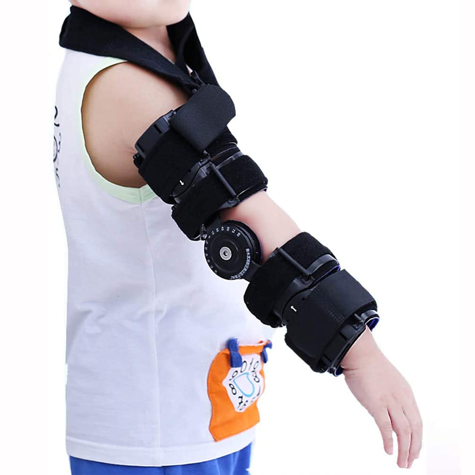 Buy LjiuUg Hinged ROM Elbow Brace with Strap, Post OP Elbow Brace