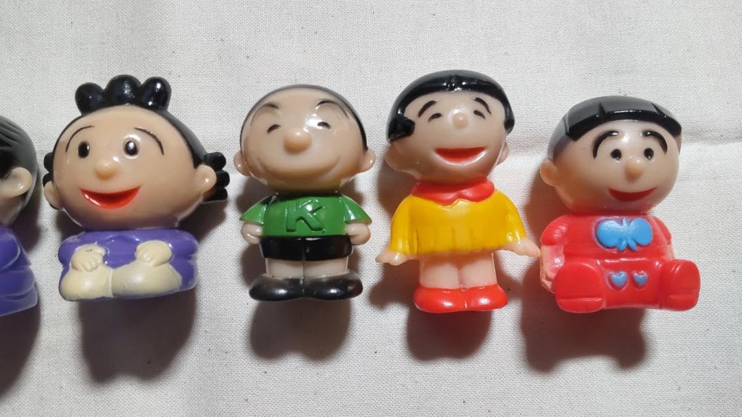 サザエさん家族人形 フジテレビサザエさん 一家団らんフィギュアセット 昭和レトロ