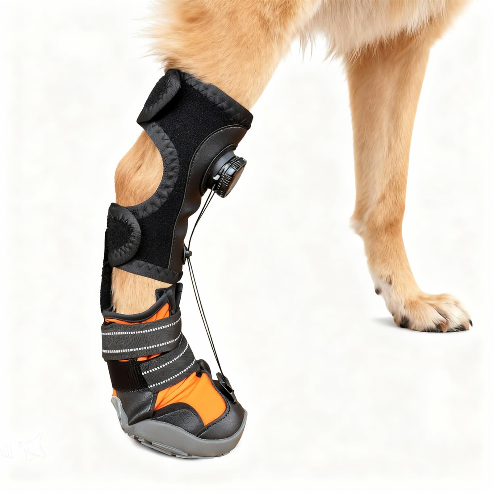 Ayuda correctiva para perros articulaciones zapatos ortopédicos elevador de pies para perros ayuda correctiva para problemas de pies elevador seguro mejora la marcha y el funcionamiento XL