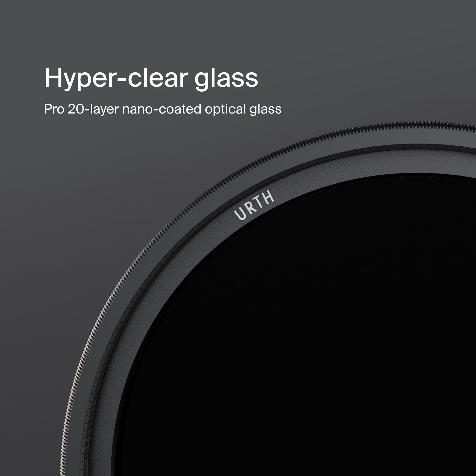 Urth 77 mm Filtro ND Variabile ND2-32 per Obiettivo (Plus) - 1-5 Stop, Nano Rivestimento 20 Strati, HD Densità Neutra per Eccezionale Chiarezza e Fedeltà Cromatica