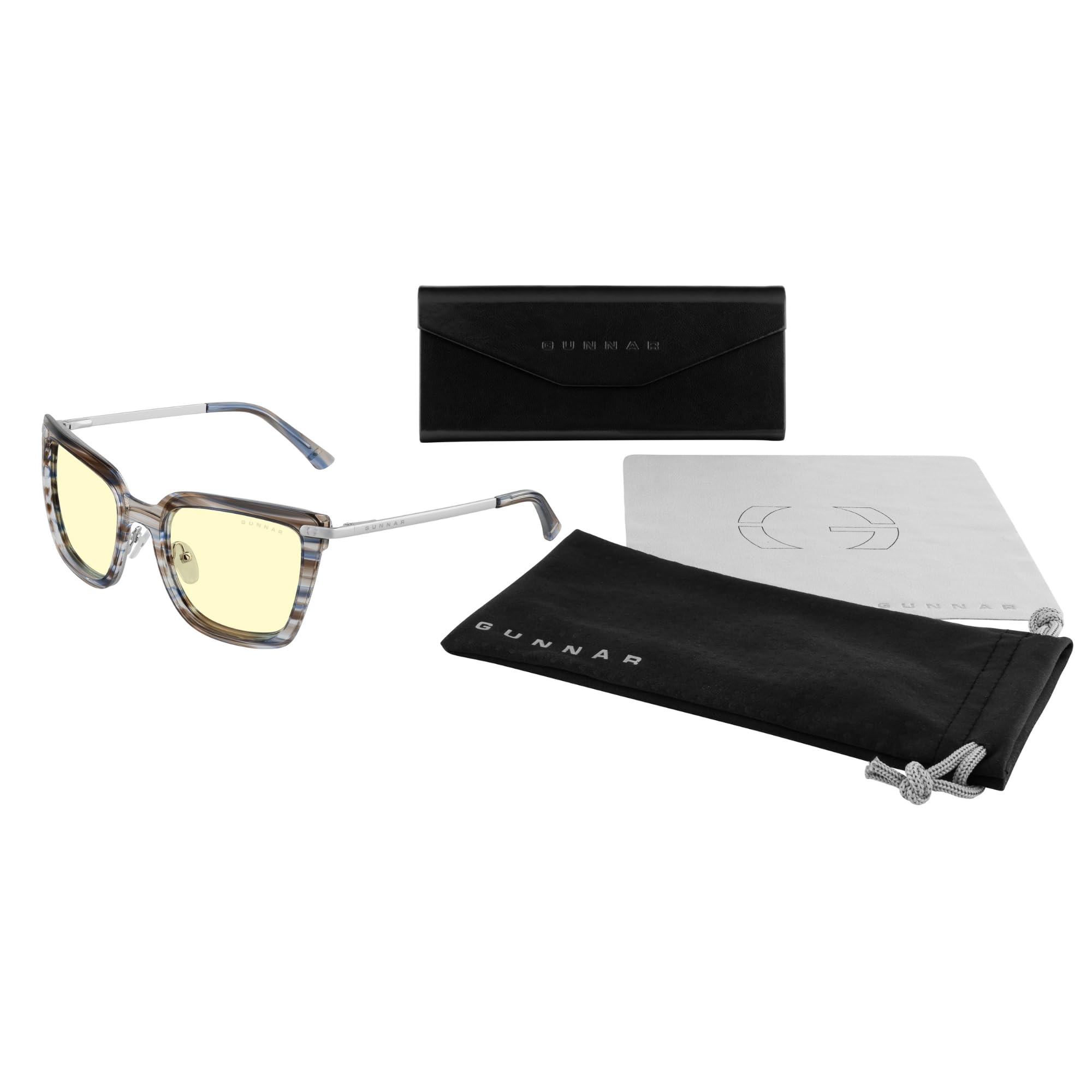 Gunnar Blaulichtfilter-Brille - Kaia - Blue/Ribbon - Amber