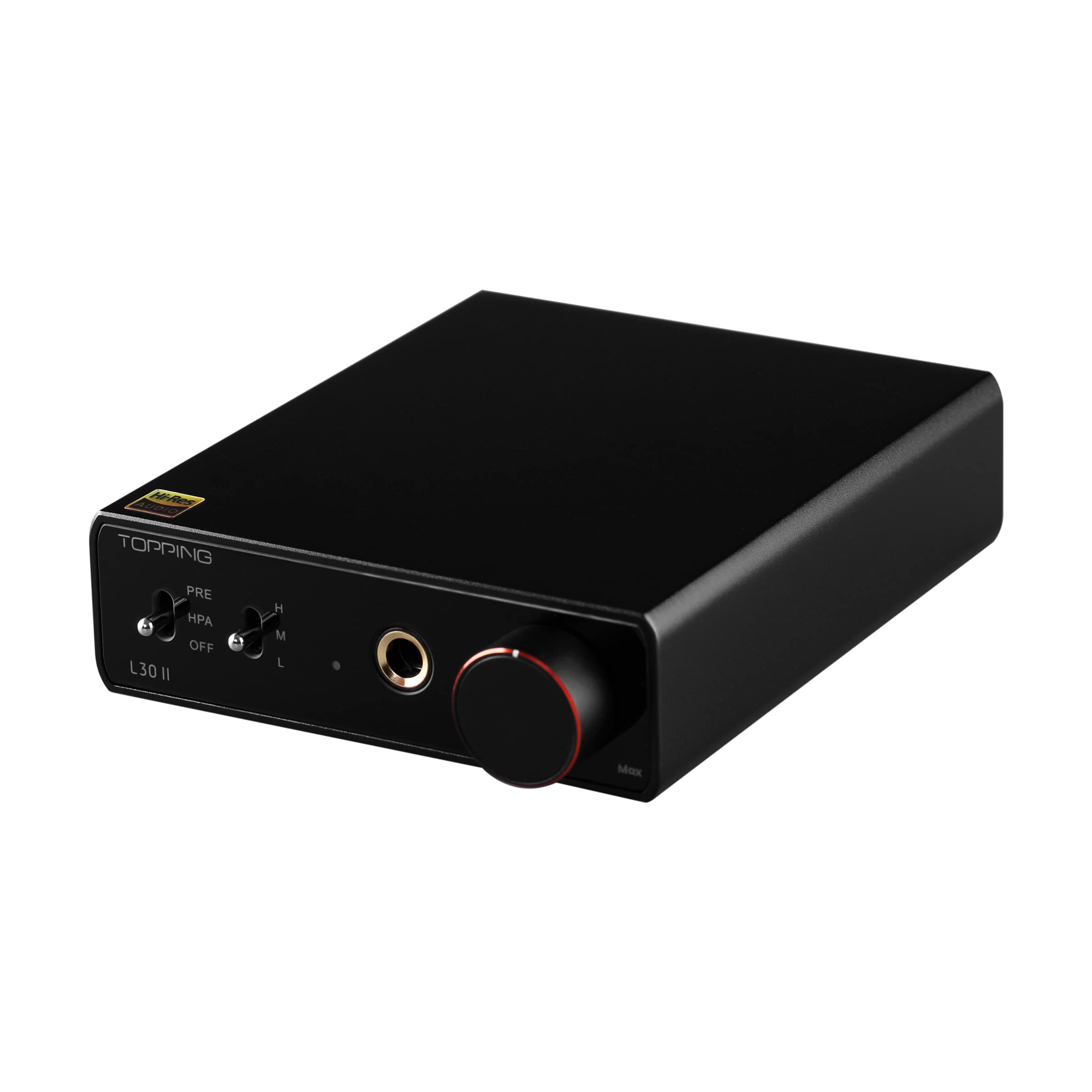 Topping L30II Amplificatore per cuffie Hi-Res, versione migliorata, colore nero