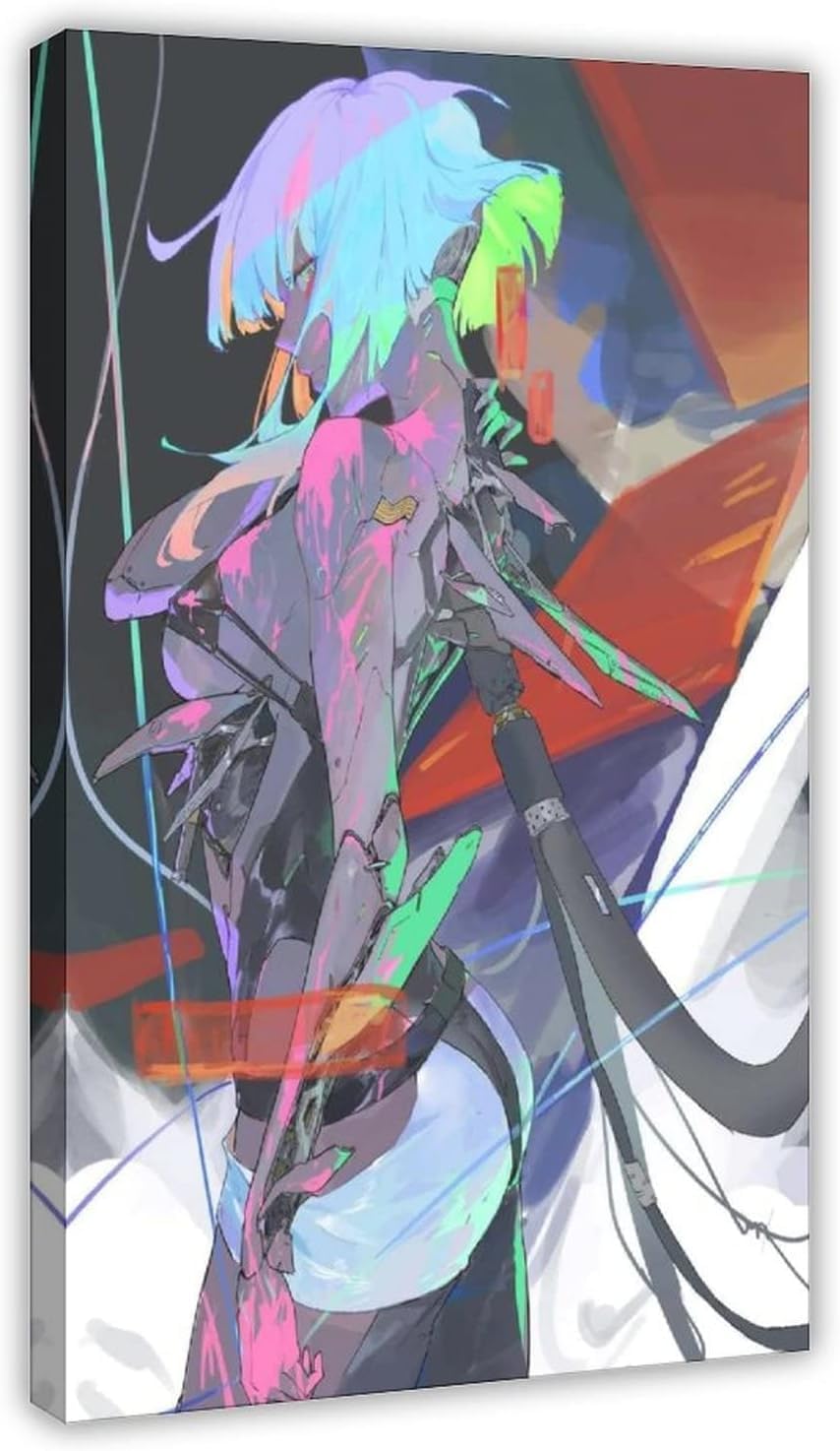 Cyberpunk Edgerunners - Póster de lona de anime para decoración de ...