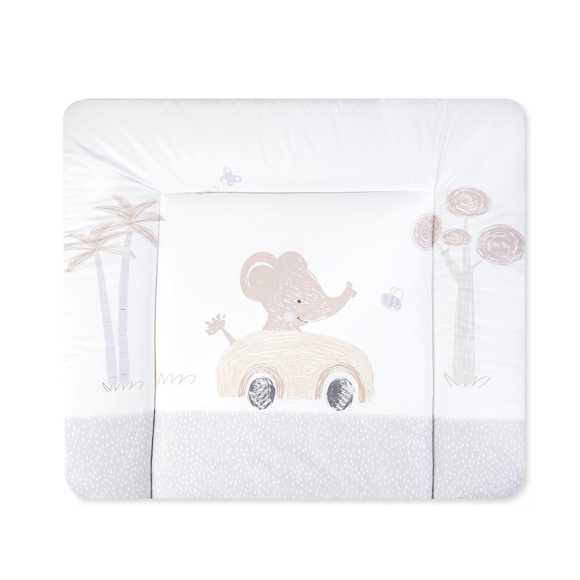 Julius Zöllner® Aankleedkussen Softy 75 x 75 cm, zacht aankleedkussen, baby- aankleedkussen, folie, waterdicht en afwasbaar, Made in Germany, Oeko-Tex Standard 100, Waldfreunde Julius Zöllner® Aankleedkussen Softy 75 x 75 cm, zacht aankleedkussen, baby- aankleedkussen, folie, waterdicht en afwasbaar, Made in Germany, Oeko-Tex Standard 100, Waldfreunde