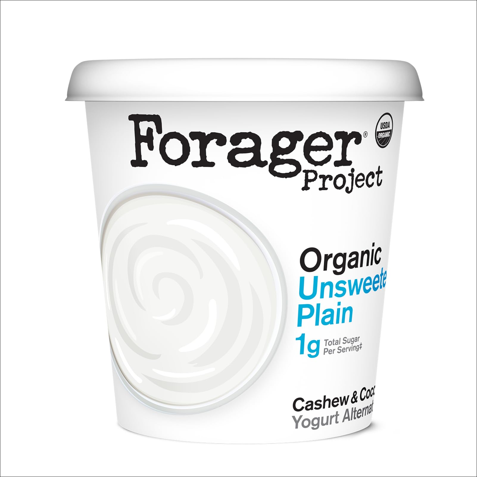 Forager Project Organic Dairy-Free Unsweetened Plain Cashewmilk Yogurt Alternative 24 Ounce