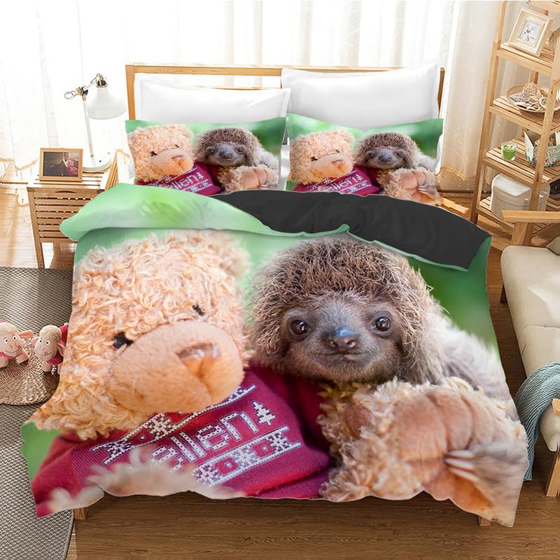 Housse de couette 240 x 260 cm en microfibre dense 110g/㎡ au confort durable