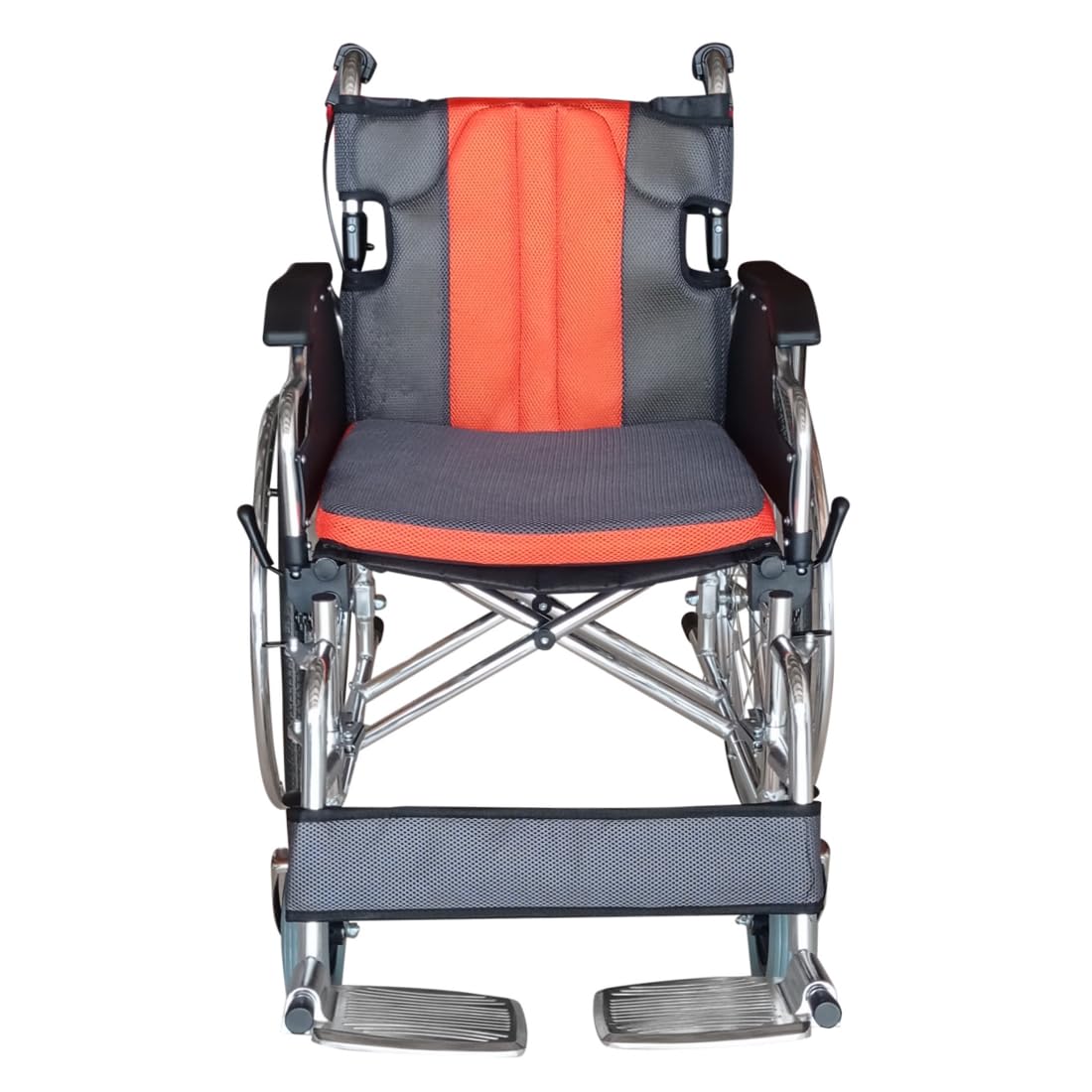 KEROS Silla de ruedas de aluminio plegable y autopropulsable