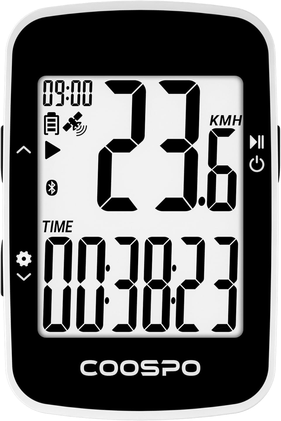 CooSpo Bike Computer Wireless GPS BC26,Bluetooth Cycle Computer GPS IPX7 Waterproof, Bike Speedometer Odometer with 2.3 Inch Auto-Backlight,Bicycle Computer GPS Support CooSpoRide