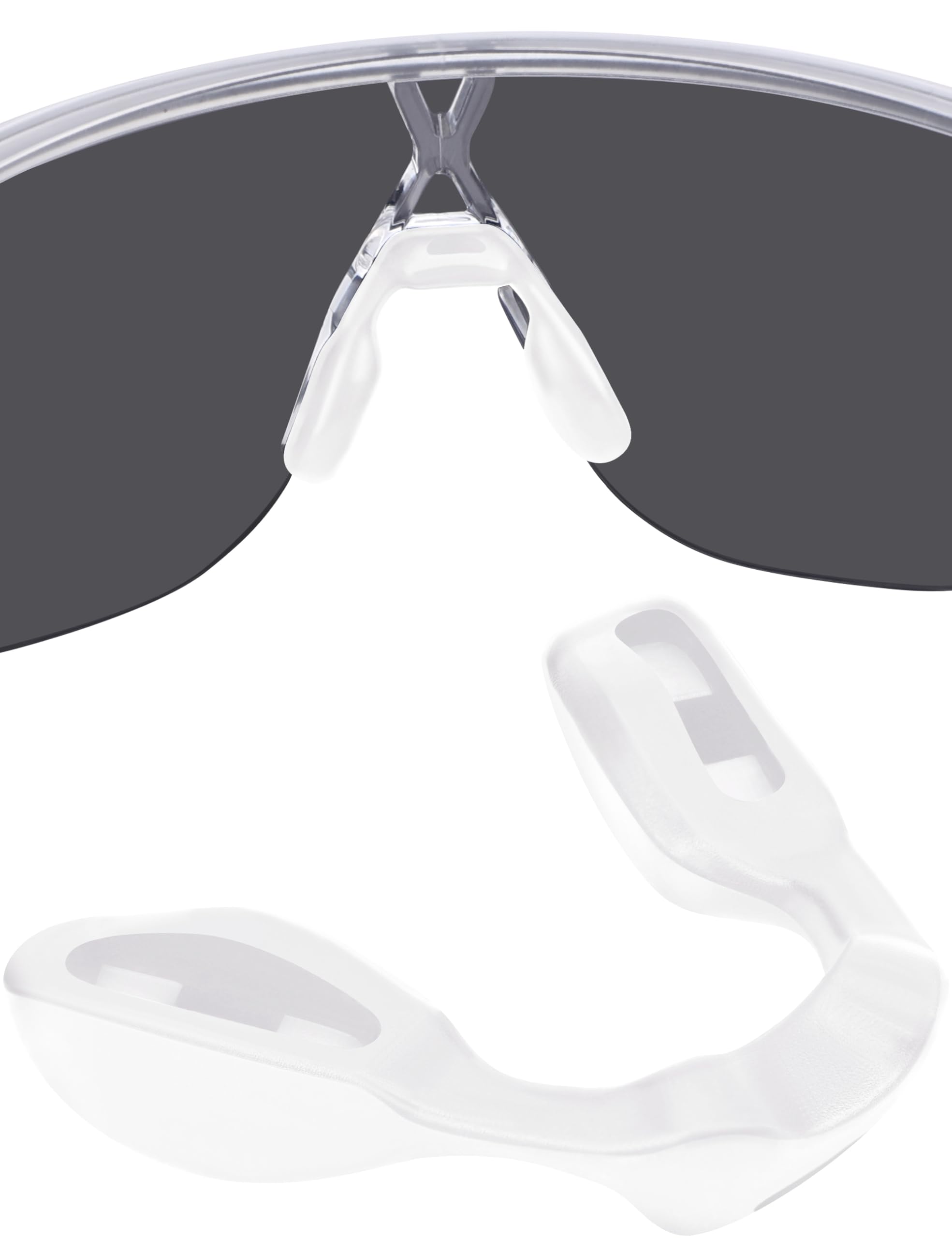 BLAZERBUCK Replacement Nose Pads Piece for Oakley Actuator OO9250-Standard Fit | Low Bridge Fit