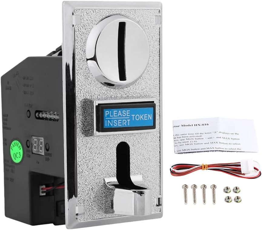 Multi Acceptor, 6 Kinds of Different Selector Acceptor, High Accuracy, Anti-Phishing, Anti-Mixed, for Vending Machines, Game Machine