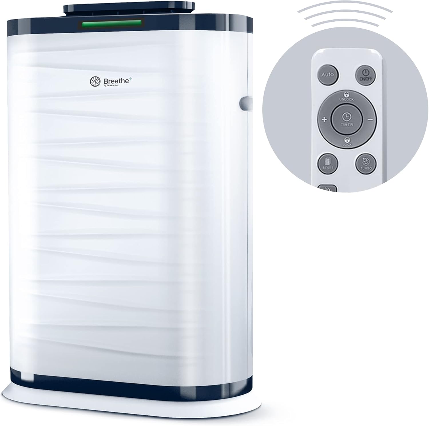 BreathePlus Pro Smart Air Purifier, H13 True HEPA Filter
