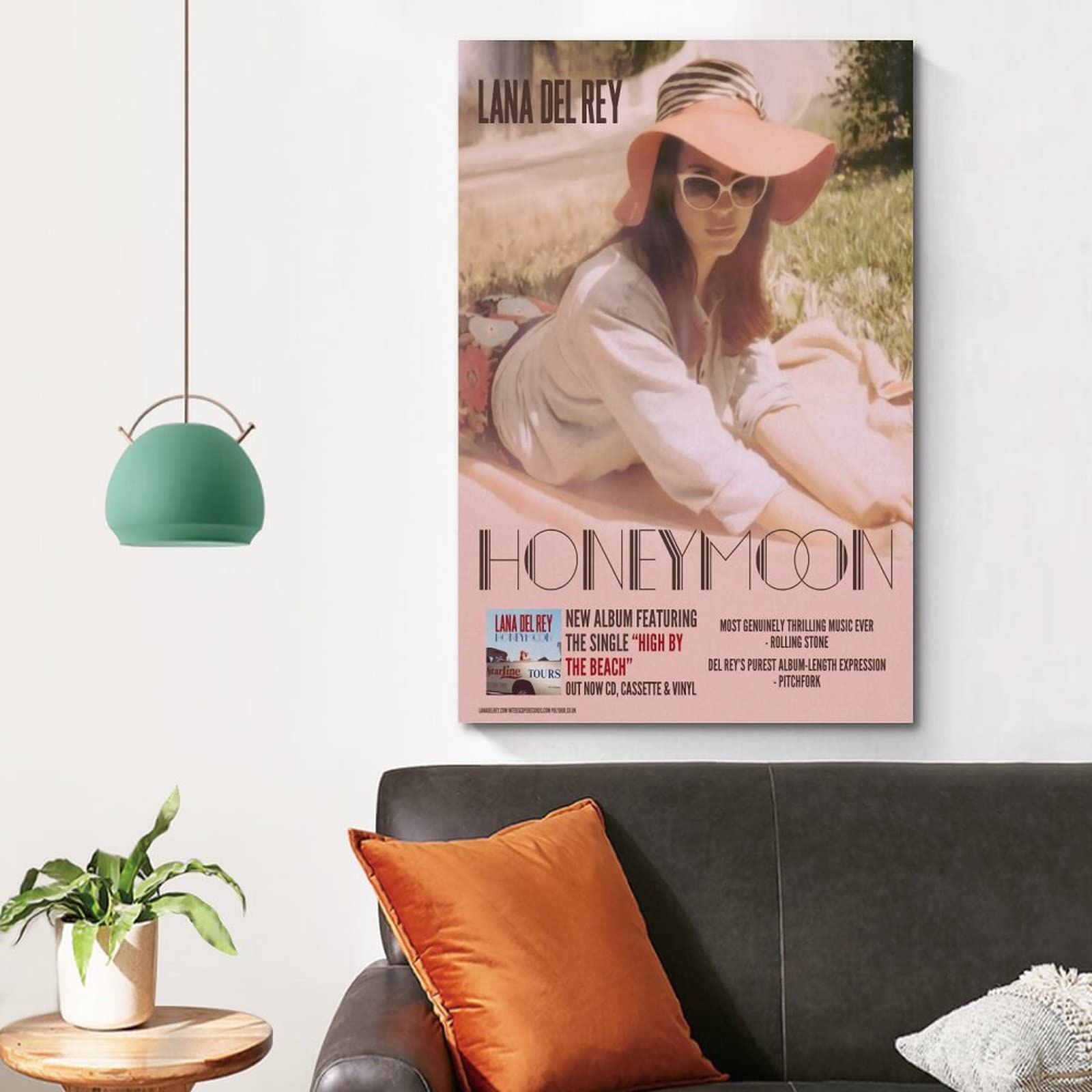 Lana Del Rey - Poster in tela per camera da letto