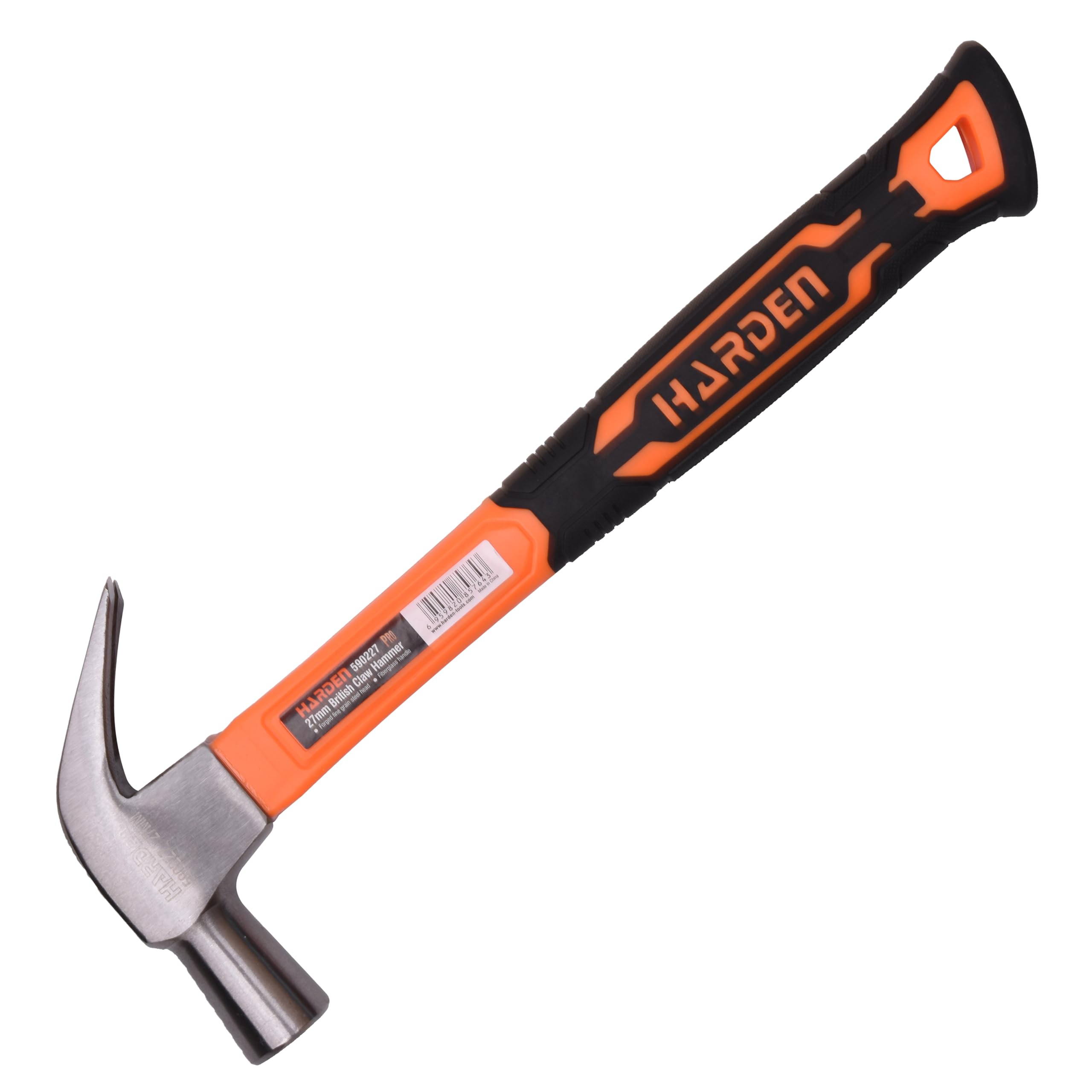 HARDEN 27mm British Claw Hammer With Fiberglass Handle Professional, Forged Fine Grain Steel Head Hardened. HRC>48-590227 (B0D2RC9W54) Amazon Price History, Amazon Price Tracker